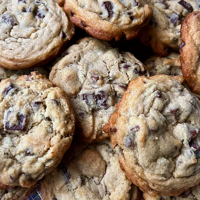Classic chocolate chip cookies.