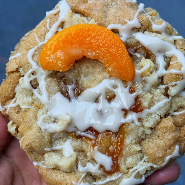 The Cobbler peach cookie.