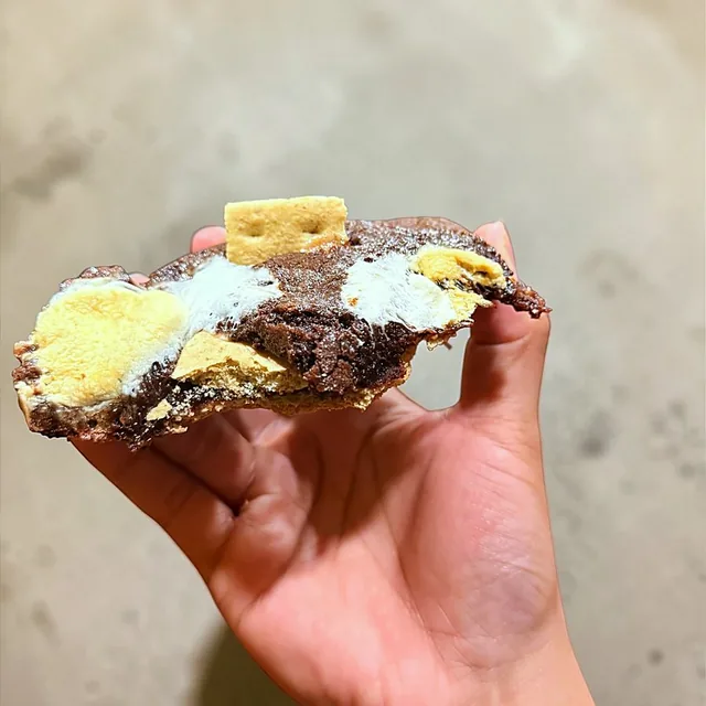 S'mores Brownie cookie.