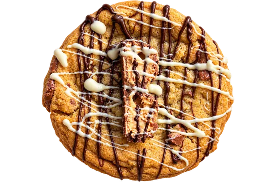Kinder Bueno cookie — Nutella stuffed with Kinder pieces.